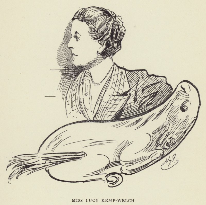 Lucy Kemp-Welch kisasszony alkotó: Harry Furniss