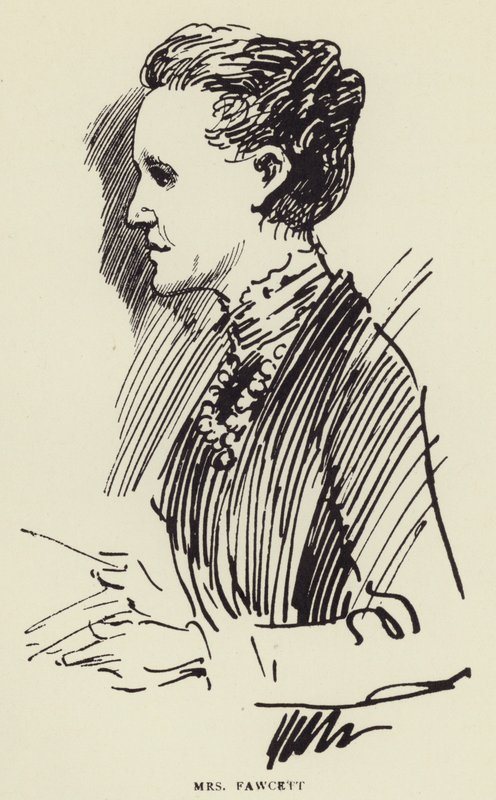 Fawcett asszony alkotó: Harry Furniss