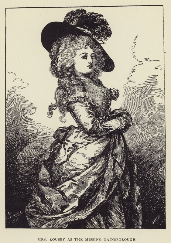 Mrs Rousby mint az eltűnt Gainsborough alkotó: Harry Furniss