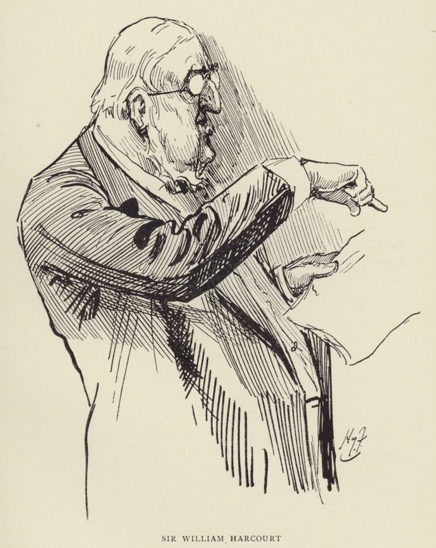 Sir William Harcourt alkotó: Harry Furniss