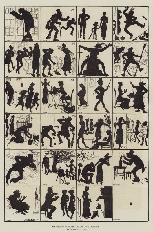 Hat árnyjáték alkotó: Harry Furniss