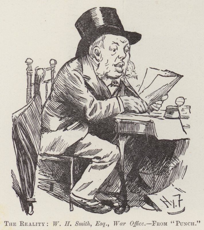 A valóság, W. H. Smith, Esquire, Hadügyminisztérium alkotó: Harry Furniss