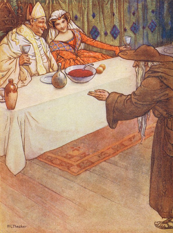 A Lay of St Nicholas (színes litográfia) alkotó: Harry George Theaker