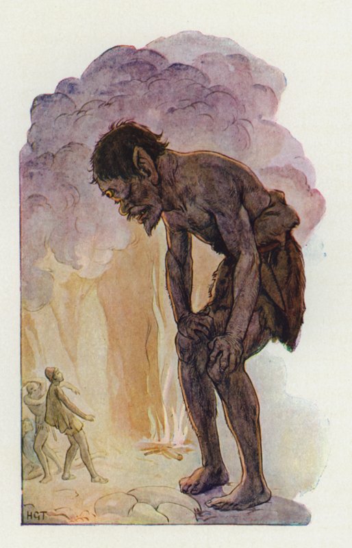 Küklopsz (színes litográfia) alkotó: Harry George Theaker
