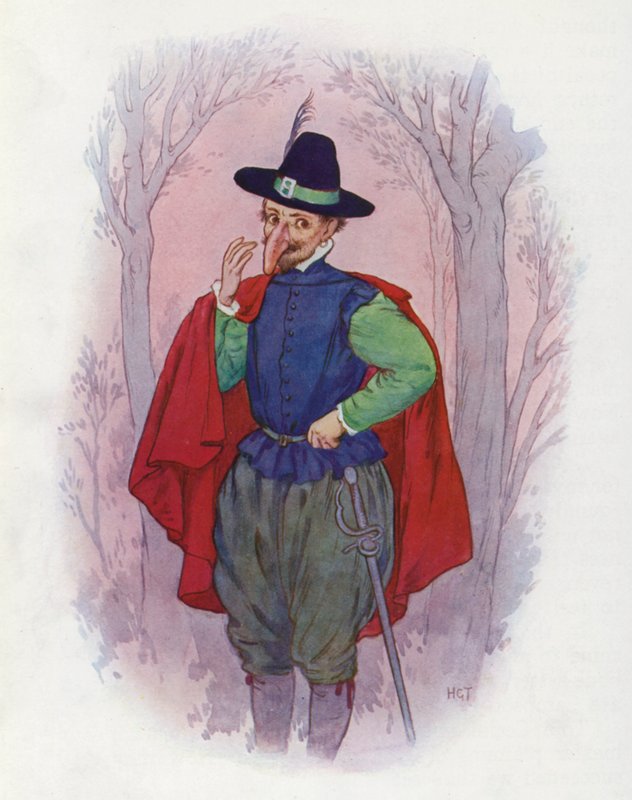 Illusztráció a Don Quijote-hoz (színes litográfia) alkotó: Harry George Theaker
