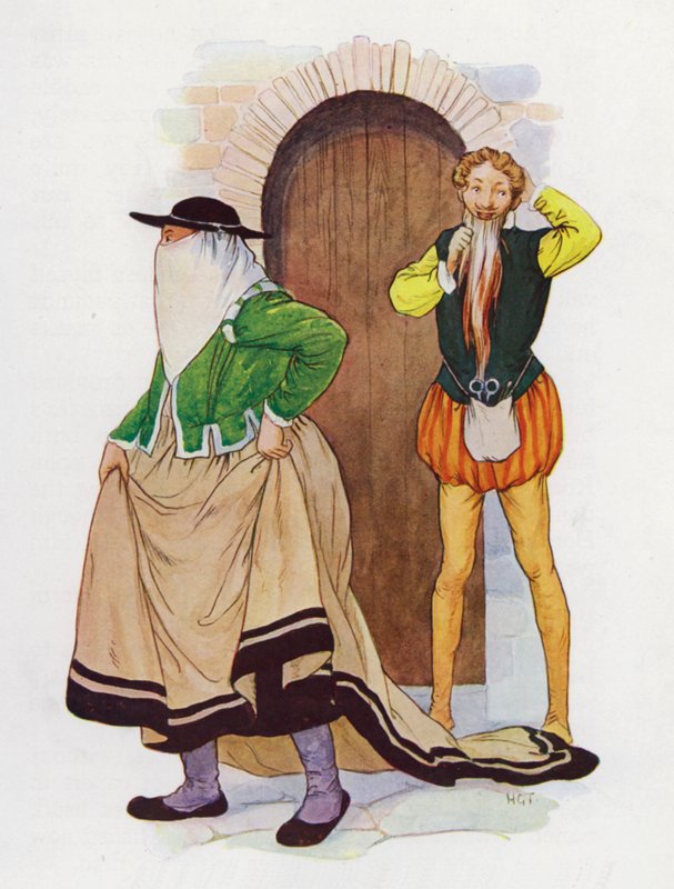 Illusztráció a Don Quijote-hoz (színes litográfia) alkotó: Harry George Theaker