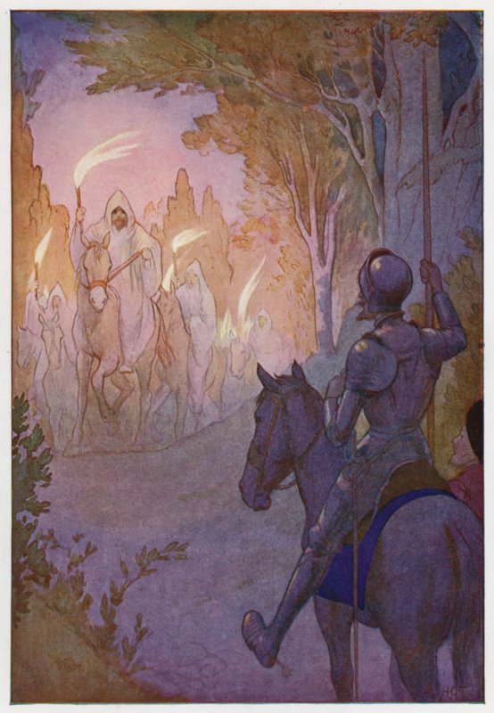 Illusztráció a Don Quijote-hoz (színes litográfia) alkotó: Harry George Theaker