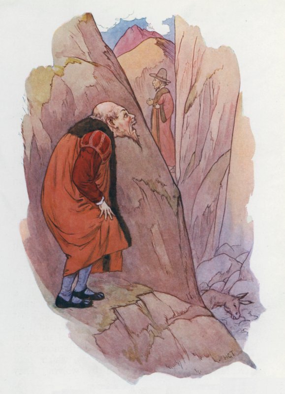 Illusztráció a Don Quijote-hoz (színes litográfia) alkotó: Harry George Theaker