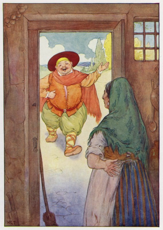 Illusztráció a Don Quijote-hoz (színes litográfia) alkotó: Harry George Theaker