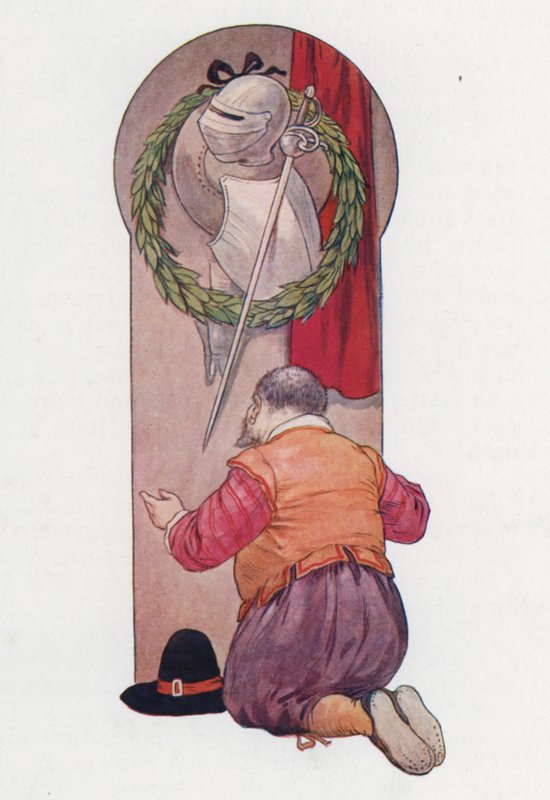Illusztráció a Don Quijote-hoz (színes litográfia) alkotó: Harry George Theaker