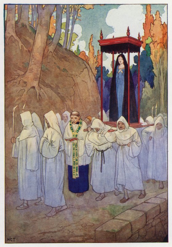 Illusztráció a Don Quijote-hoz (színes litográfia) alkotó: Harry George Theaker