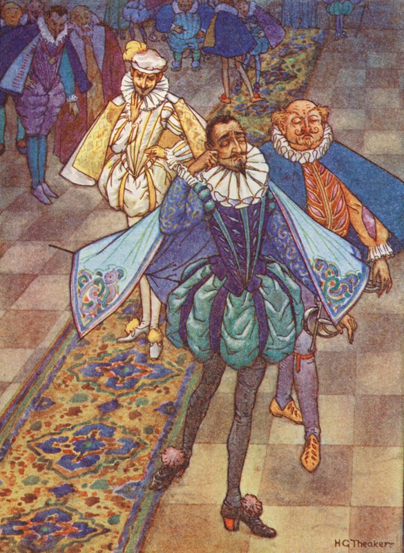 Az Auto-Da-Fe, Spanyolország legendája (színes litográfia) alkotó: Harry George Theaker