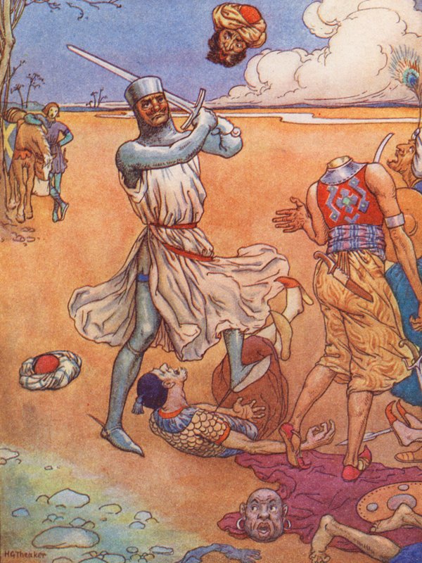 The Ingoldsby Penance, A Legend Of Palestine Westkent (színes litográfia) alkotó: Harry George Theaker