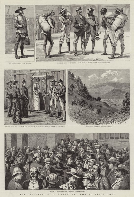 A Transvaal Aranymezők, és hogyan lehet elérni őket alkotó: Harry Hamilton Johnston