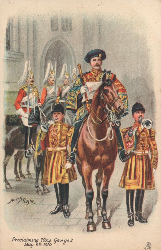V. György király kikiáltása alkotó: Harry and Arthur Charles Payne