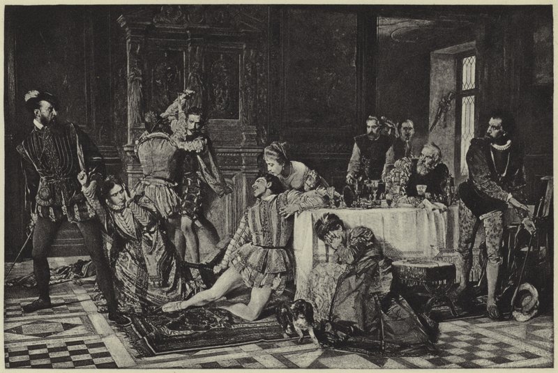 Becsületének bosszúállója (fotogravír) alkotó: Heinrich von Angeli