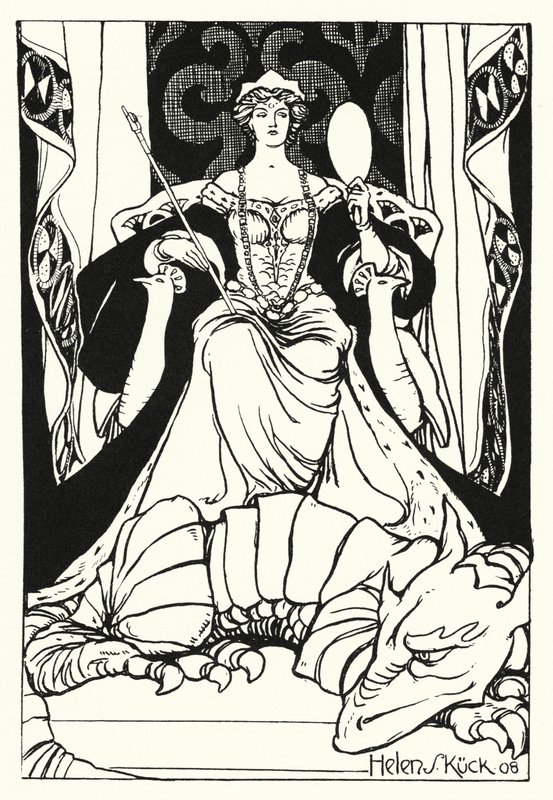 Lucifera (metszet) alkotó: Helen S. Kuck