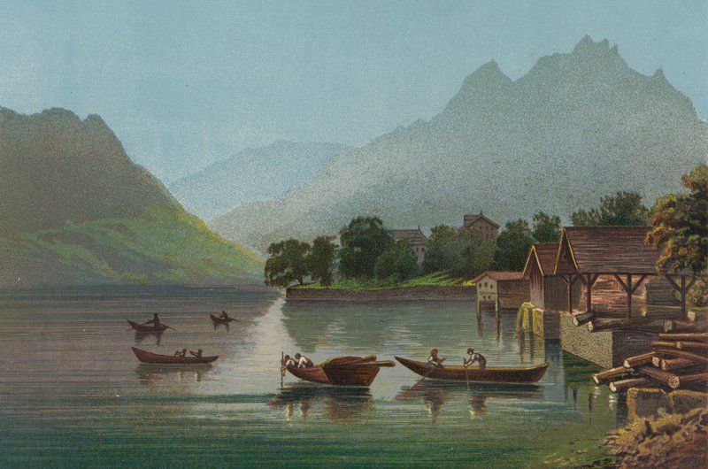 Luzerni-tó és a Pilatus-hegy alkotó: Helga von Cramm