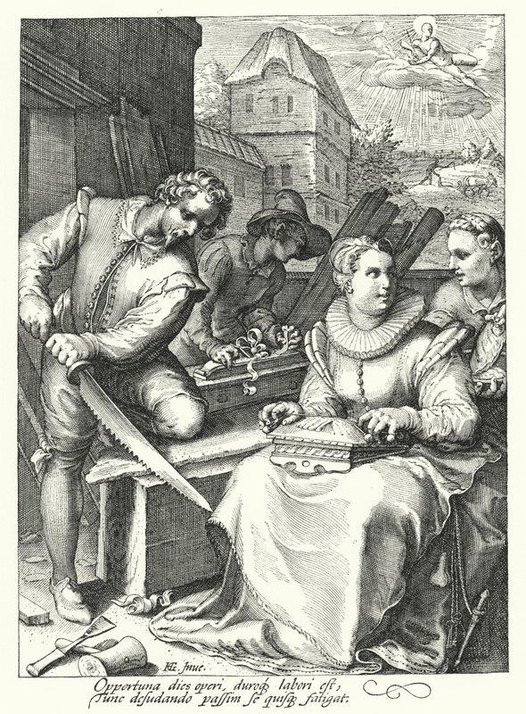 dél (metszet) alkotó: Hendrik (after) Goltzius