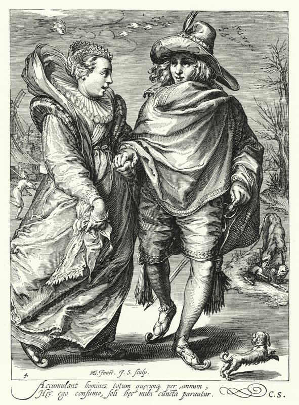 Tél (metszet) alkotó: Hendrik (after) Goltzius