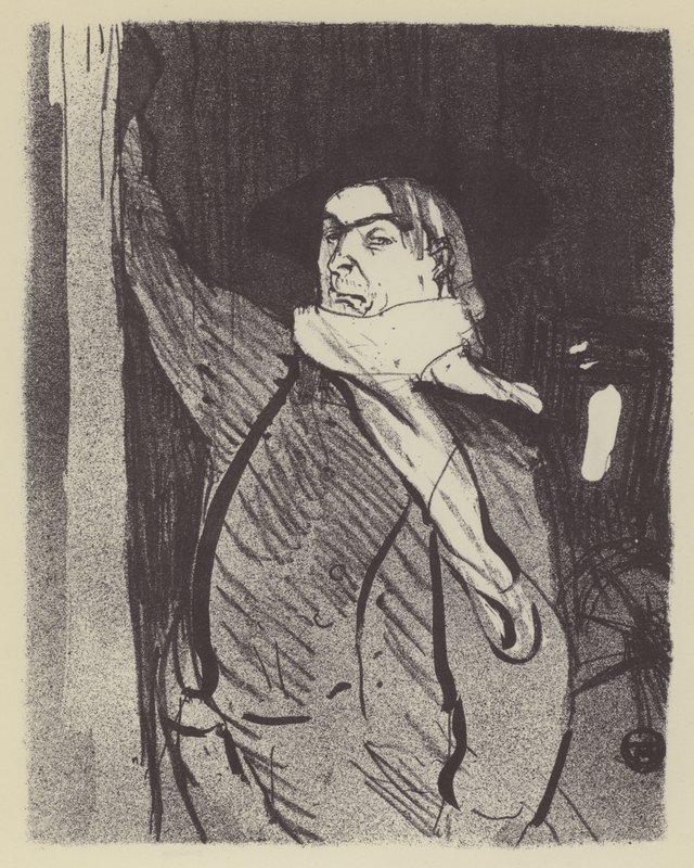 Aristide Bruant alkotó: Henri de Toulouse Lautrec