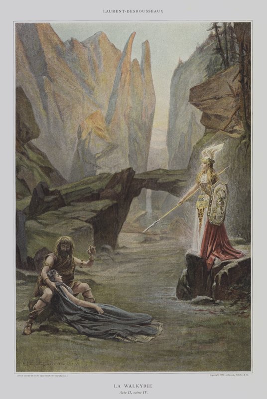La Walkyrie (The Valkyrie) alkotó: Henri Alphonse Louis Laurent Desrousseaux