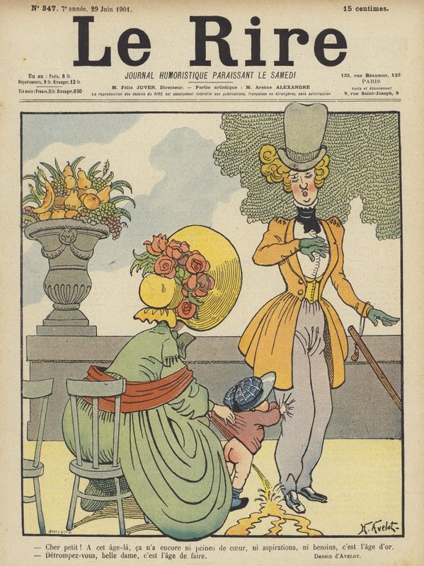 Illusztráció Le Rire alkotó: Henri Avelot