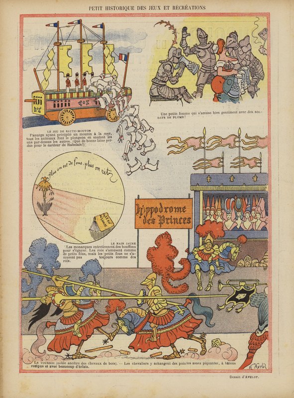 Illusztráció Le Rire alkotó: Henri Avelot
