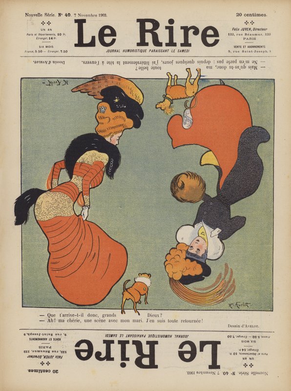 Illusztráció Le Rire alkotó: Henri Avelot