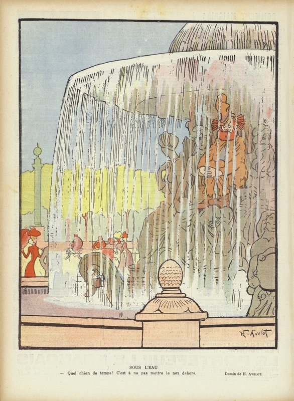 Illusztráció Le Rire alkotó: Henri Avelot