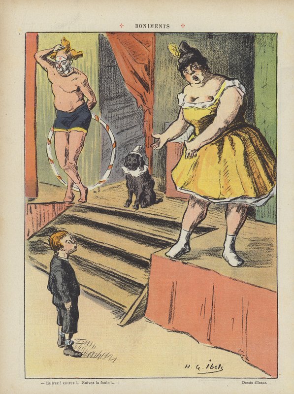 Illusztráció Le Rire alkotó: Henri Gabriel Ibels