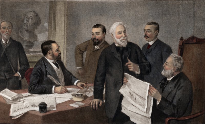 A Francia Köztársaságba alkotó: Henri Gervex