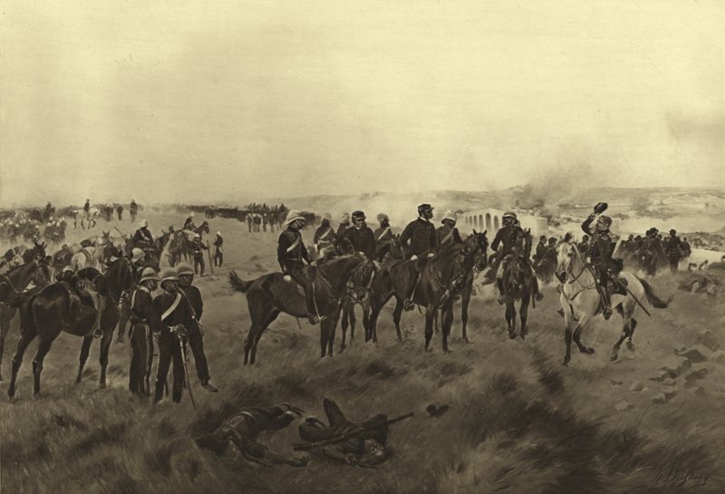 Kampány Kínában, 1860 (mélynyomás) alkotó: Henri Louis Dupray