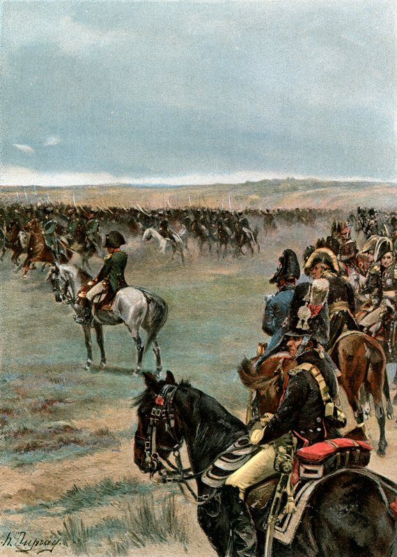 Vágta a múltat a császár előtt alkotó: Henri Louis Dupray