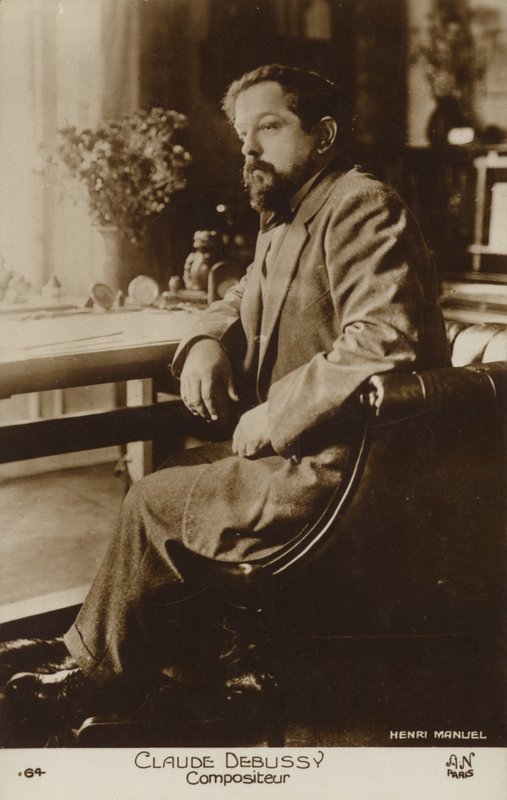 Claude Debussy, francia zeneszerző (1862-1918) (f/w fotó) alkotó: Henri Manuel
