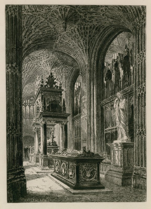 A Westminster Abbey belseje alkotó: Henri Toussaint