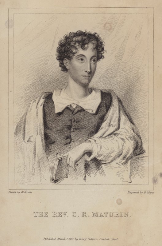 Charles Robert Maturin, ír protestáns lelkész; regényíró és drámaíró alkotó: Henri after Meyer