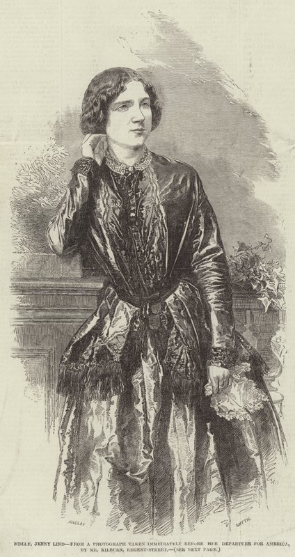 Mademoiselle Jenny Lind alkotó: Henry Anelay