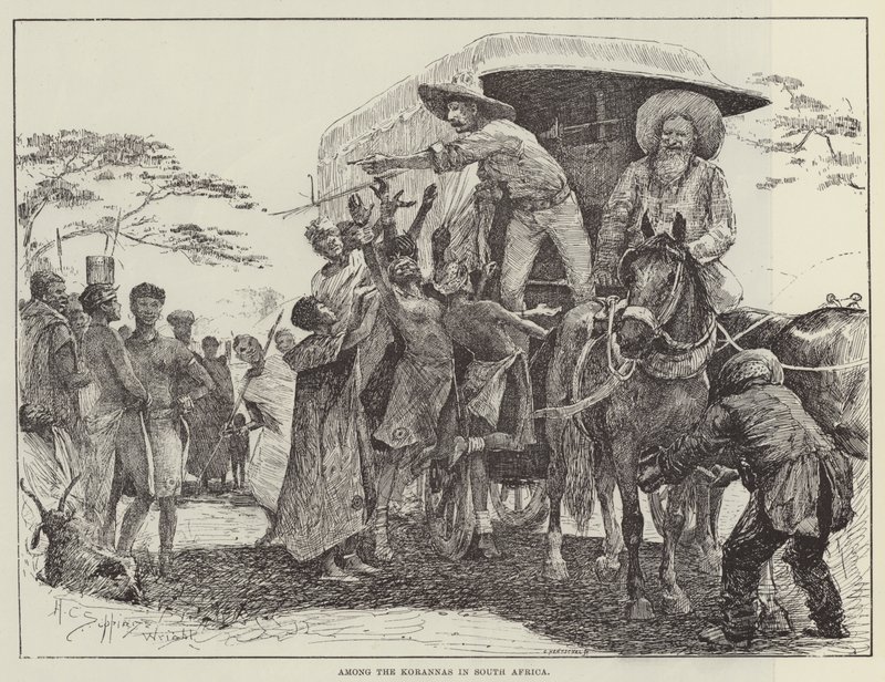 A dél-afrikai korannák között alkotó: Henry Charles Seppings Wright