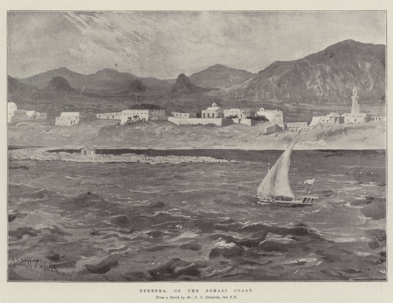Berbera, Szomália partjainál alkotó: Henry Charles Seppings Wright
