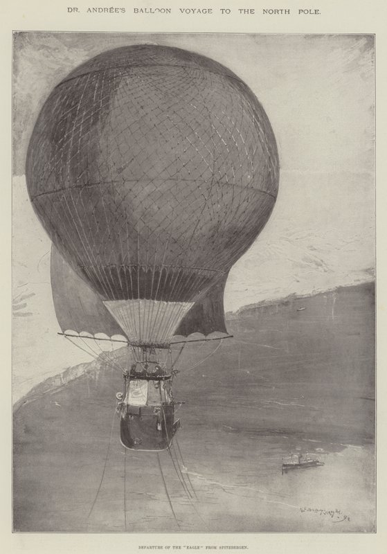 Dr. Andree léghajós utazása az Északi-sarkra alkotó: Henry Charles Seppings Wright