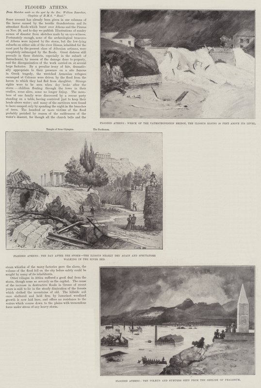 Elárasztott Athén alkotó: Henry Charles Seppings Wright