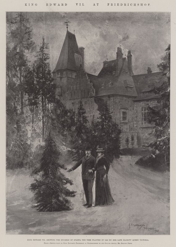 VII. Edward király Friedrichshofban alkotó: Henry Charles Seppings Wright