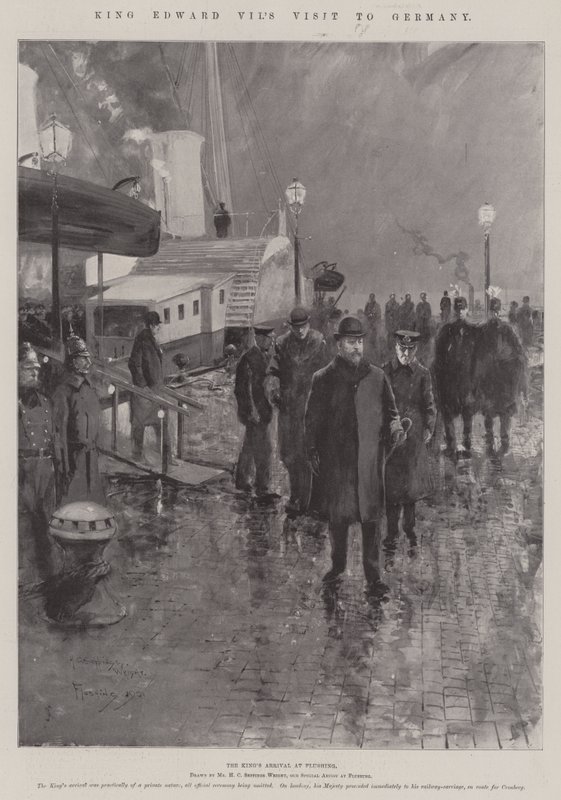VII. Edward király németországi látogatása alkotó: Henry Charles Seppings Wright