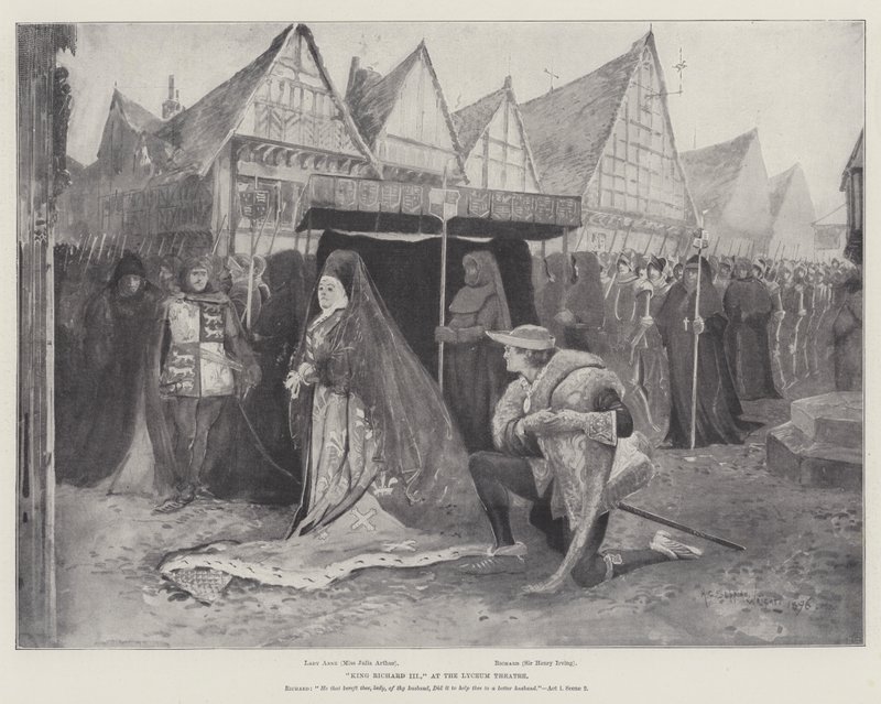 III. Richárd király, a Lyceum Színházban alkotó: Henry Charles Seppings Wright