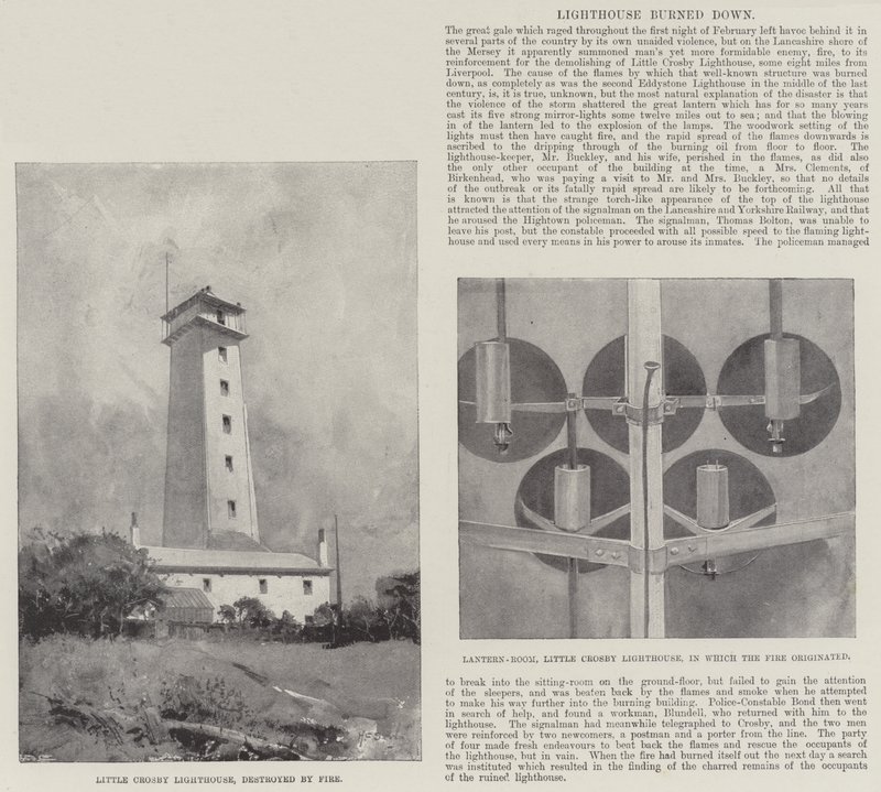 A világítótorony leégett alkotó: Henry Charles Seppings Wright