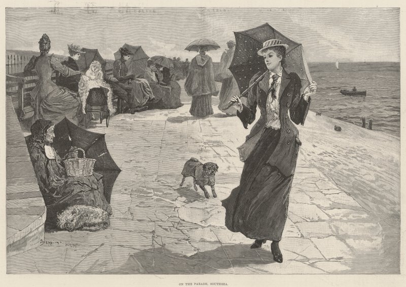 A parádén, Southsea alkotó: Henry Charles Seppings Wright