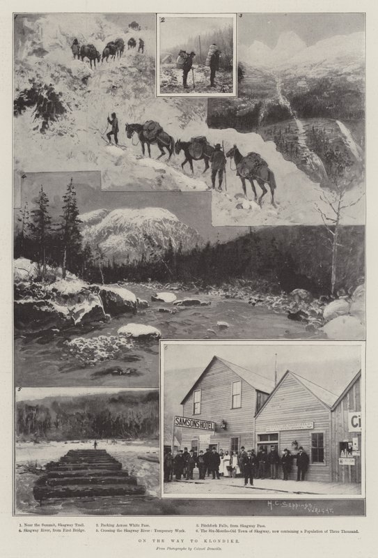 Útban Klondike felé alkotó: Henry Charles Seppings Wright