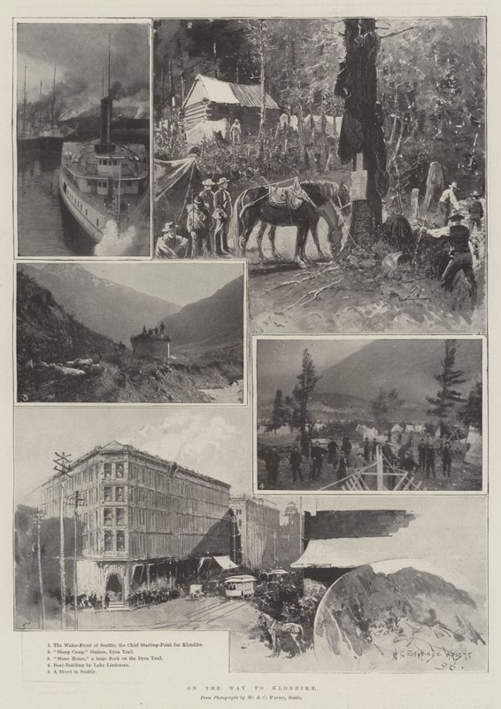 Útban Klondike felé alkotó: Henry Charles Seppings Wright