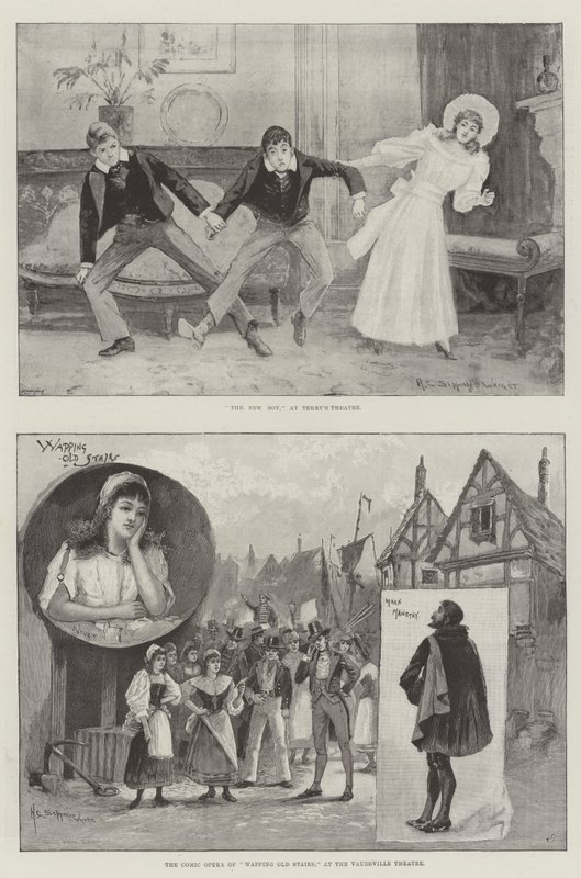 Előadóművészet Londonban alkotó: Henry Charles Seppings Wright